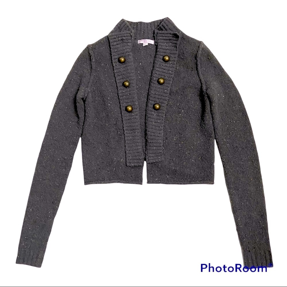 Romeo & Juliet Couture Cropped Cardigan Sweater Women’s Size Small